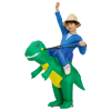 Picture of Fan Operated Inflatable Dinosaur Costume Suit for Kids and Adults