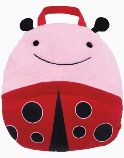 Picture of Kids Animal Travel Fleece Blanket - Ladybug