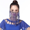 Picture of Dancing Face Veil - Light Blue