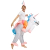Picture of Fan Operated Inflatable Unicorn Costume Suit for Kids and Adults