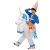 Picture of Fan Operated Inflatable Unicorn Costume Suit for Kids and Adults