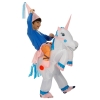 Picture of Fan Operated Inflatable Unicorn Costume Suit for Kids and Adults