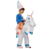 Picture of Fan Operated Inflatable Unicorn Costume Suit for Kids and Adults