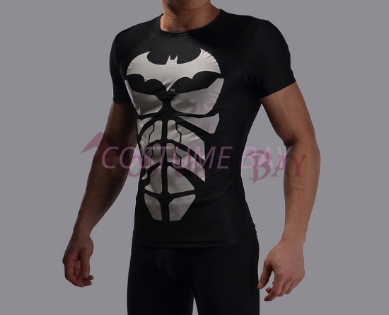 Picture of Men Superhero T-Shirt Big Batman Black