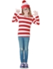 Picture of Kids Wheres Wally Costume with Hat