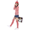 Picture of Red and White Stripes Wally Women Costume Set