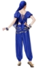 Picture of Women's Belly Dance Two Pieces Outfits -Dark Blue