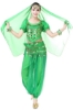 Picture of Women's Belly Dance Two Pieces Outfits-Green