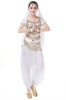 Picture of Women's Belly Dance Two Pieces Outfits - White