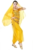 Picture of Women's Belly Dance Two Pieces Outfits - Yellow