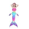 Picture of Kids Girls 3pcs Set Mermaid Tail Swimming Costume - Pink