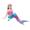 Picture of Kids Girls 3pcs Set Mermaid Tail Swimming Costume - Pink