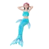 Picture of Kids Girls 3pcs Set Mermaid Tail Swimming Costume - Pink