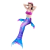 Picture of Kids Girls 3pcs Set Mermaid Tail Swimming Costume - Pink