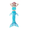 Picture of Kids Girls 3pcs Set Mermaid Tail Swimming Costume - Purple