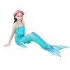 Picture of Kids Girls 3pcs Set Mermaid Tail Swimming Costume - Purple