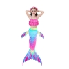 Picture of Kids Girls 3pcs Set Mermaid Tail Swimming Costume - Purple