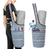 Picture of Canvas Sports Yoga Bag-Blue Stripe