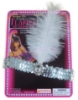 Picture of 1920's Charleston Flapper Headband with Feather - Silver