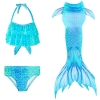 Picture of Girls 3pcs Set Mermaid Tail Swimming Costume