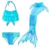 Picture of Girls 3pcs Set Mermaid Tail Swimming Costume