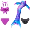 Picture of Girls 3pcs Set Mermaid Tail Swimming Costume