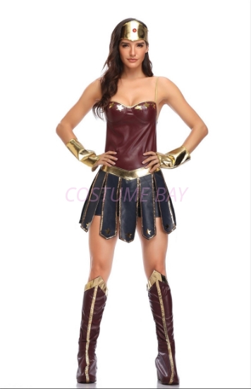 Picture of Deluxe Superhero Wonder Women Dress Costume