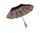 Picture of Upside Down C-Handle Reverse Umbrella -Maple Leave