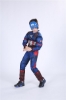 Picture of Boys Superhero Muscle Costume - Captain America