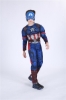 Picture of Boys Superhero Muscle Costume - Captain America