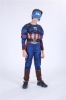 Picture of Boys Superhero Muscle Costume - Captain America