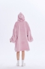 Picture of Oversized Winter Blanket Hoodie - Lotus Pink