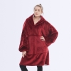 Picture of Oversized Winter Blanket Hoodie - Red