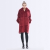 Picture of Oversized Winter Blanket Hoodie - Red