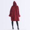 Picture of Oversized Winter Blanket Hoodie - Red