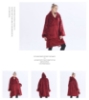 Picture of Oversized Winter Blanket Hoodie - Red