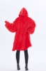 Picture of Oversized Winter Blanket Hoodie - Red