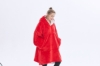 Picture of Oversized Winter Blanket Hoodie - Red