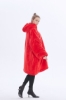 Picture of Oversized Winter Blanket Hoodie - Red