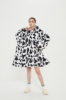 Picture of Oversized Winter Blanket Hoodie - Cow