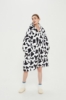 Picture of Oversized Winter Blanket Hoodie - Cow