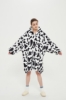 Picture of Oversized Winter Blanket Hoodie - Cow