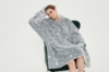 Picture of Oversized Winter Blanket Hoodie - Cow