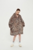 Picture of Oversized Winter Blanket Hoodie - Leopard