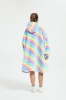 Picture of Oversized Winter Blanket Hoodie - Pink Spotty