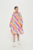 Picture of Oversized Winter Blanket Hoodie - Pink Spotty