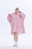 Picture of Oversized Winter Blanket Hoodie - Pink Spotty