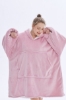 Picture of Oversized Winter Blanket Hoodie - Pink Spotty