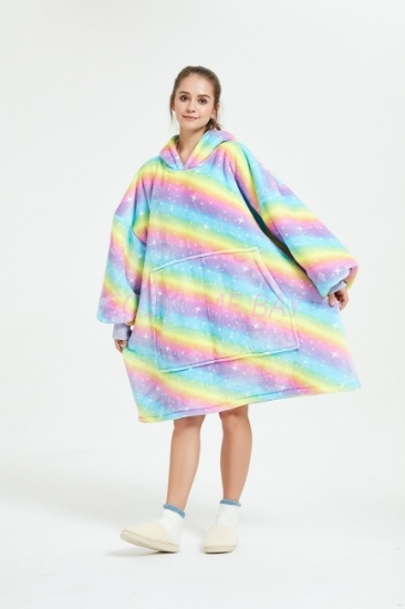 Picture of Oversized Winter Blanket Hoodie - Rainbow8