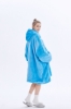 Picture of Oversized Winter Blanket Hoodie - Blue